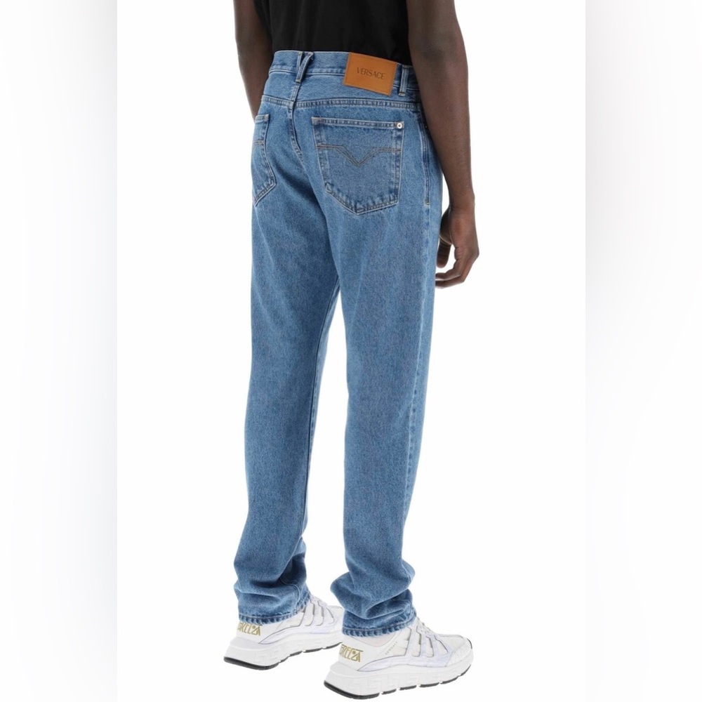 New Authentic Versace “Biggie Medusa” Nonstretch Denim Jeans – Size 34 - Picture 5 of 17